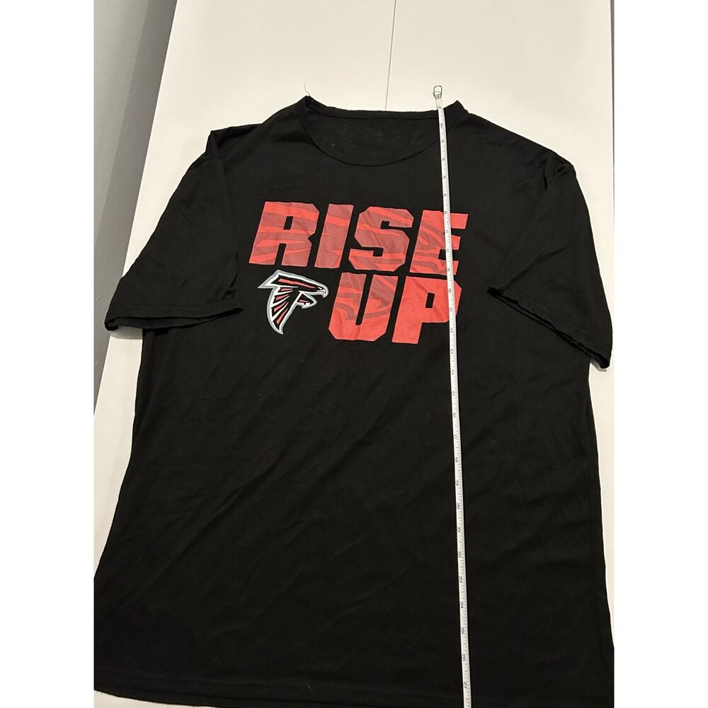 Atlanta Falcons NFL Team Apparel Men's Short Sleeve T-shirt Black Size Large